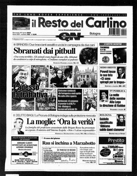 Il Resto del Carlino : giornale dell'Emilia